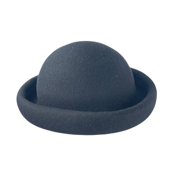 Topshop Women\'s Black Round Fall Winter Y2k Formal Casual Bucket Hat Cap OS main image 5